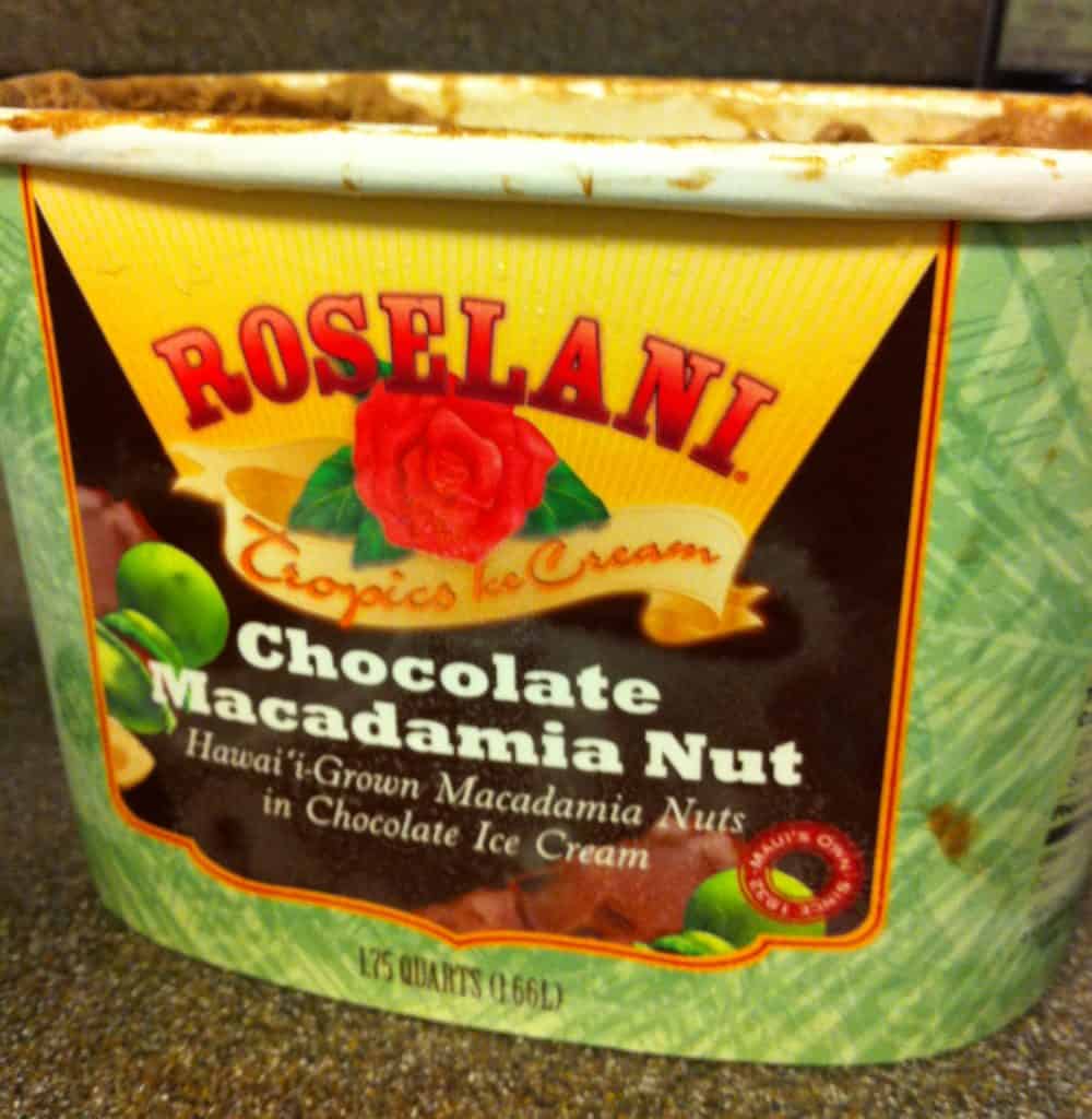 Roselani Chocolate Macadamia Nut Ice Cream