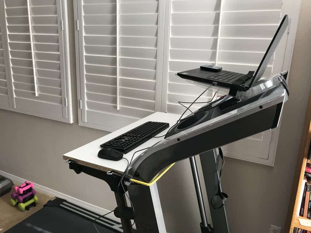 DIY Treadmill Desk