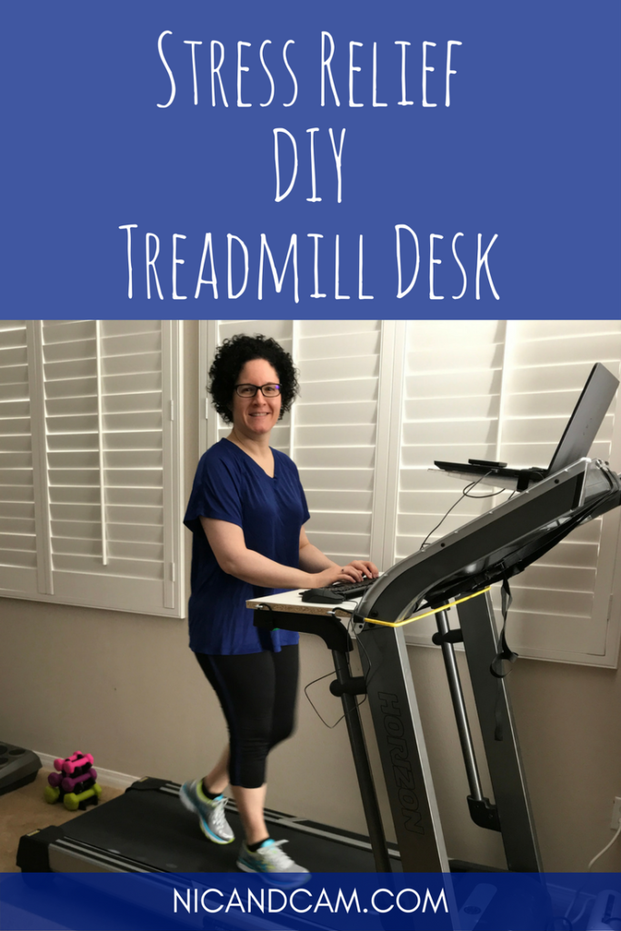 Pinterest - Stress Relief DIY Treadmill Desk