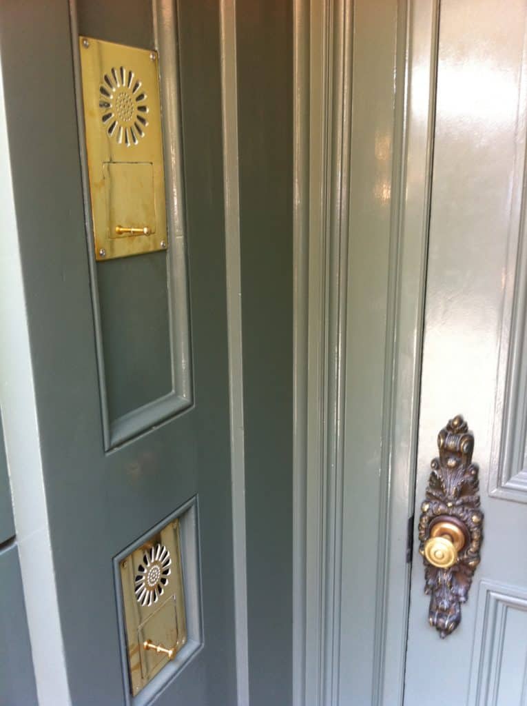 Disneyland Club 33 old door and call box