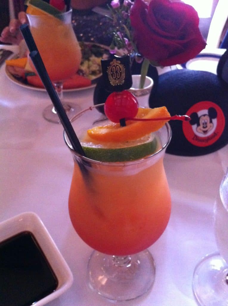 Disneyland Club 33 non-alcoholic drink