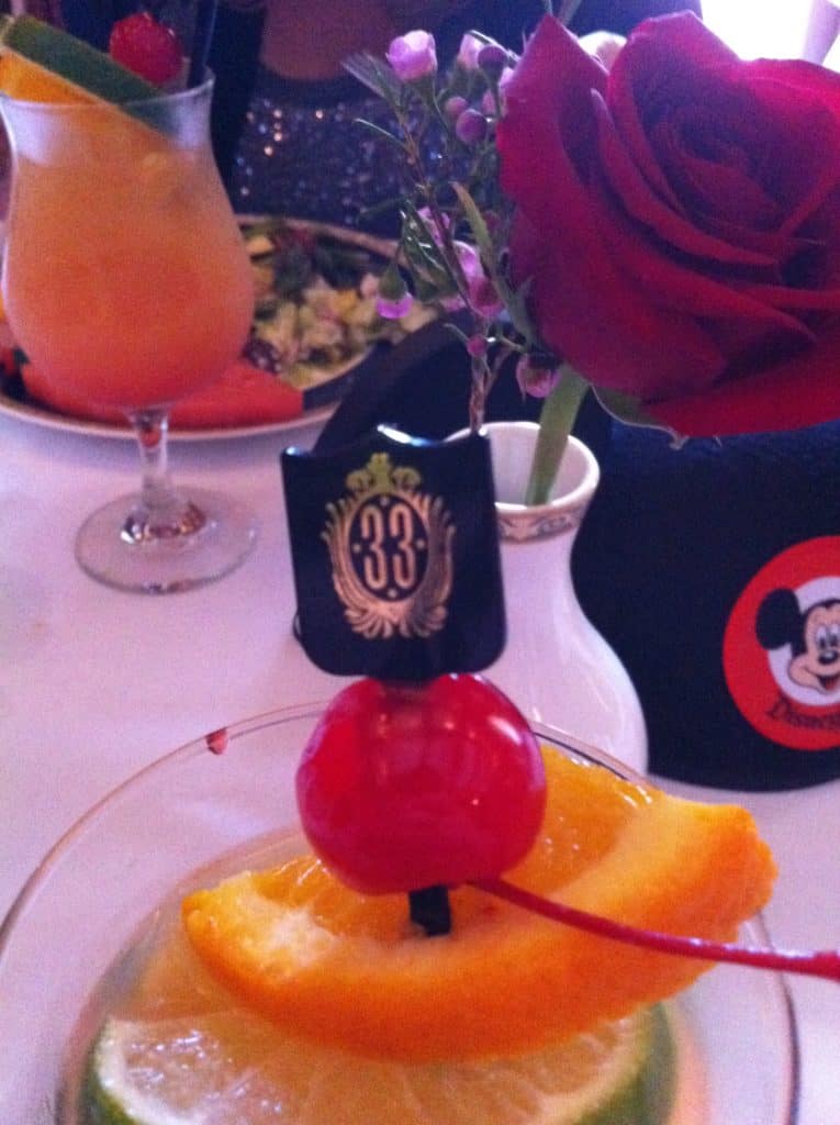 Disneyland Club 33 non-alcoholic drink