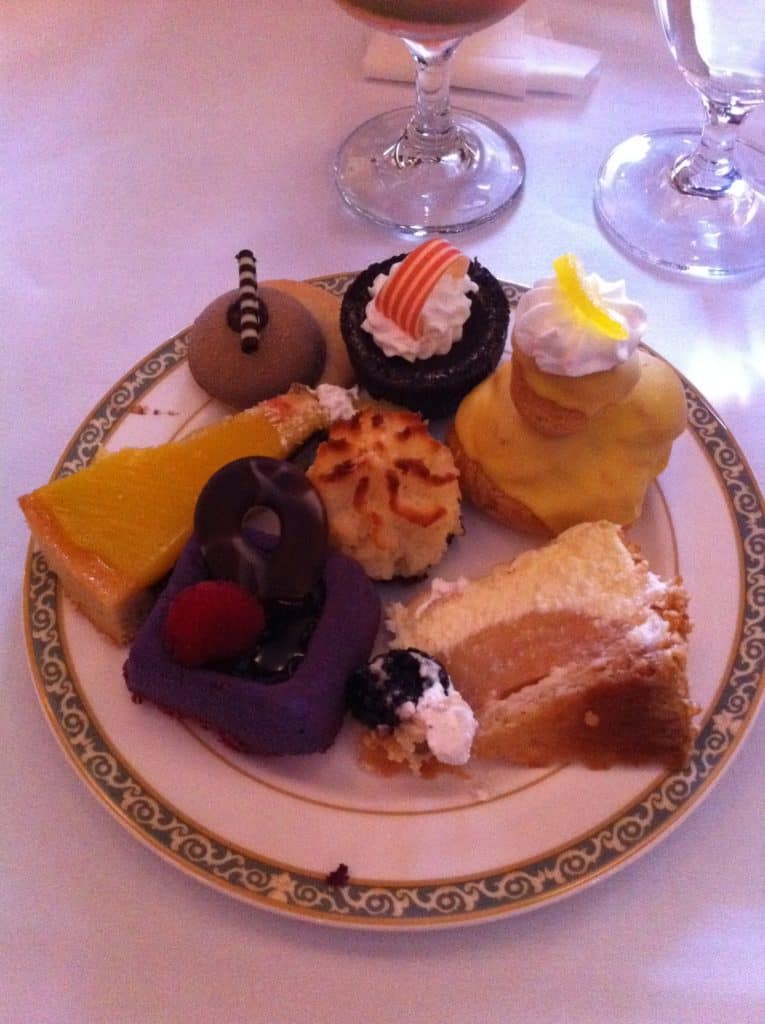 Disneyland Club 33 dessert