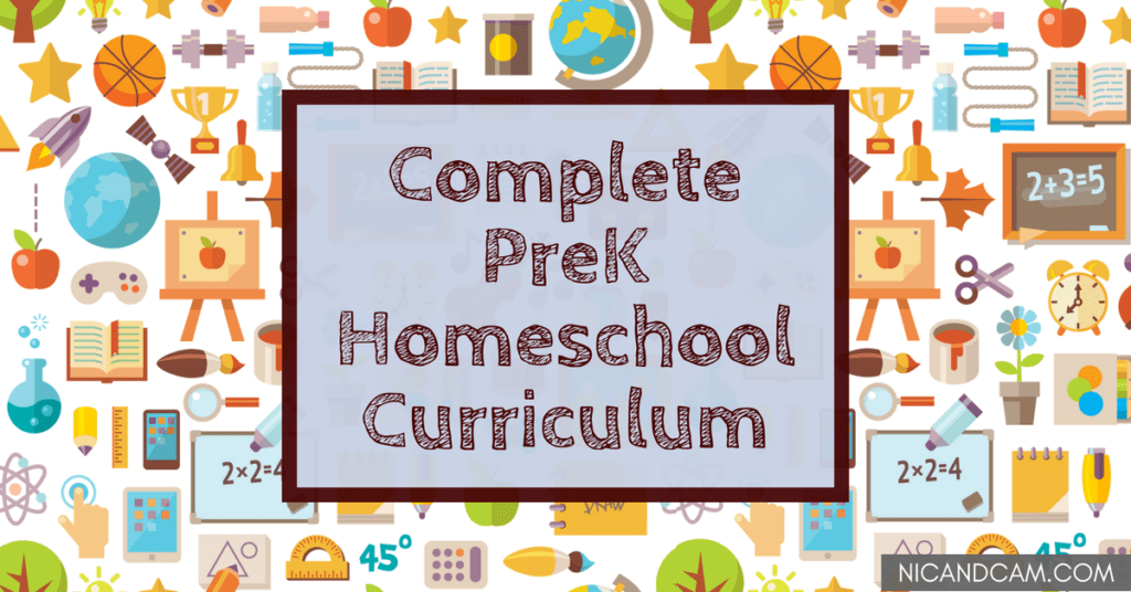 Blog Banner (FB Ad Size) - Complete PreK Homeschool Curriculum