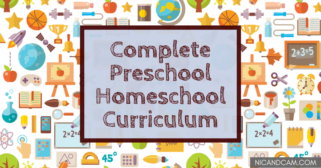 Blog Banner (FB Ad Size) - Complete Preschool Homeschool Curriculum 3