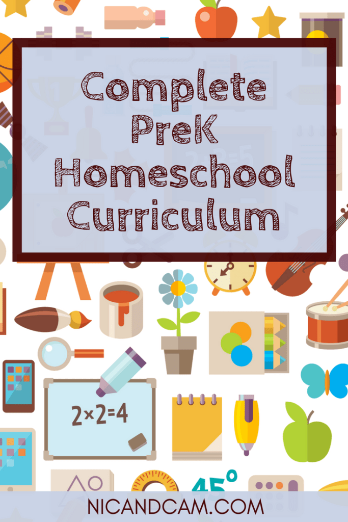 Pinterest - Complete PreK Homeschool Curriculum