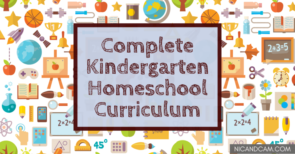 Blog Banner (FB Ad Size) - Complete Kindergarten Homeschool Curriculum