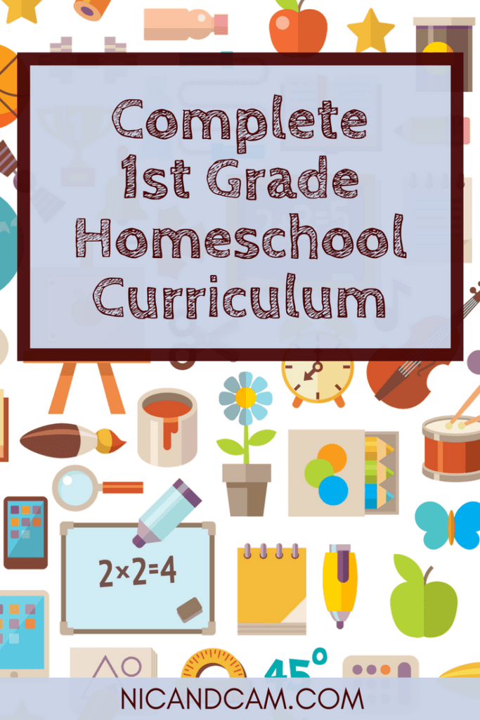 Complete 1st Grade Homeschool Curriculum - Nic&Cam