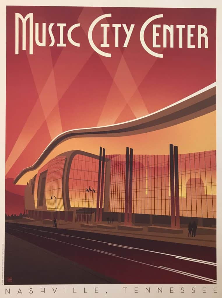 Nashville Music City Center - Poster