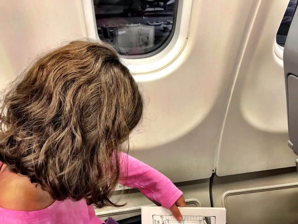 Sonlight Book Reading on Airplane