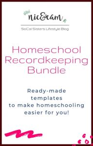 Homeschool Recordkeeping Bundle - Cover